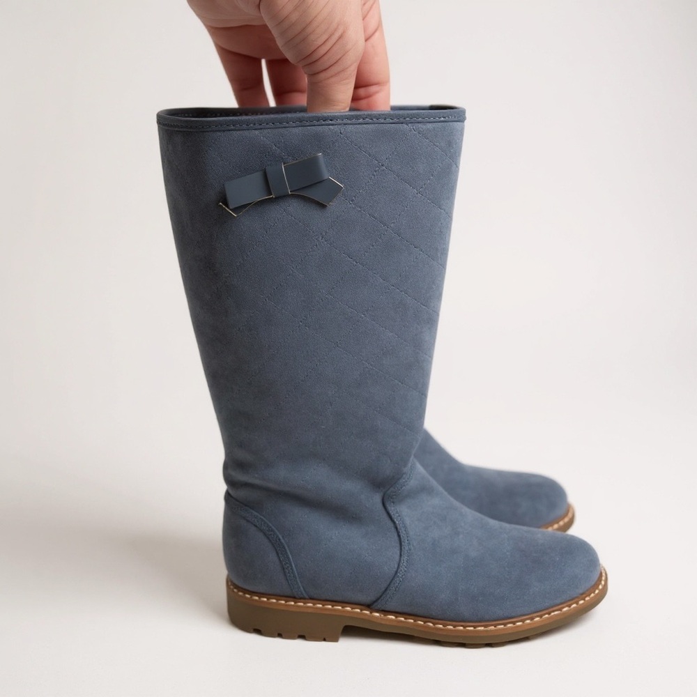 Girls Jacadi Paris Tall Suede Riding Boots size 31 (US13-13.5)